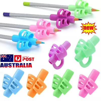 Kid's Children Pencil Holder Pen Writing Aid Grip Posture Tools Correction Tool • $9.99