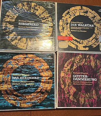 Wagner Ring Cycle 4 Boxed Vinyl Albums 3 Are Unopened • $150