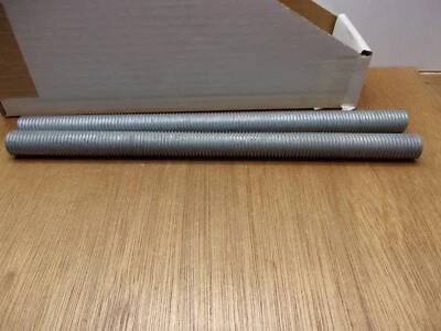 $17.52 • Buy (Qty.2) 3/4-10 X 12  Threaded Rod Hot Dipped Galvanized Steel 1' All Thread USA