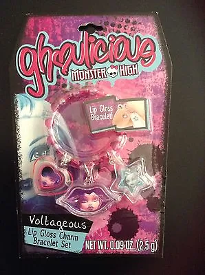 Charm Bracelet Lip Gloss Set Monster High Ghoulicious • $4.99