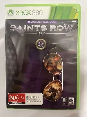 XBOX 360 Saints Row IV 4 PAL Game Commander In Chief Edition Free Post • $14.95