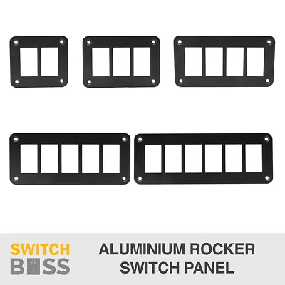 $32 • Buy ALUMINIUM Rocker Switch Panel Housing - 1 2 3 4 5 6 8 9 Gang For 12v Car Marine