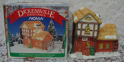 Noma Dickensville OLD MILL Christmas Village Lighted Porcelain Vintage 1992 BOX • £21.23