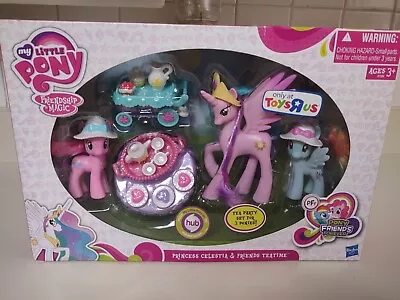 NEW! MLP My Little Pony G4 Princess Celestia & Friends Teatime PFF Toys R Us NIB • $125