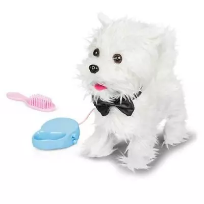 Animigo Westie Puppy Dog R/Control Walking Barking Interactive AA Battery Toy • £21.99