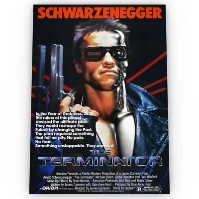 £8.99 • Buy The Terminator Movie Poster Satin High Quality Archival Stunning A1 A2 A3