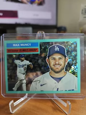 2023 Topps Archives Baseball Aqua Sparkle Foil 25/75 Max Muncy Dodgers #60 • $2.99