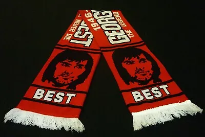 Manchester United Football Scarf George Best 1946 – 2005 • £8.95