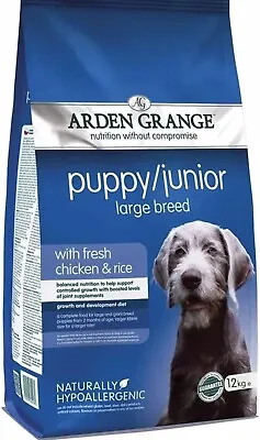 £44.99 • Buy Arden Grange Dog Food - Large Breed, Fresh Chicken And Rice, 12 Kg