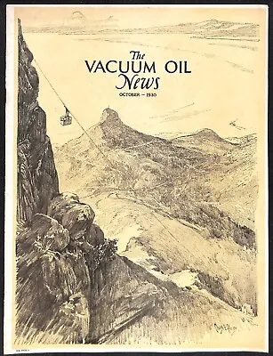 Vacuum Oil News Mobiloil Mobil Oil Gargoyle October 1930 17pp. Scarce - VGC • $29.99