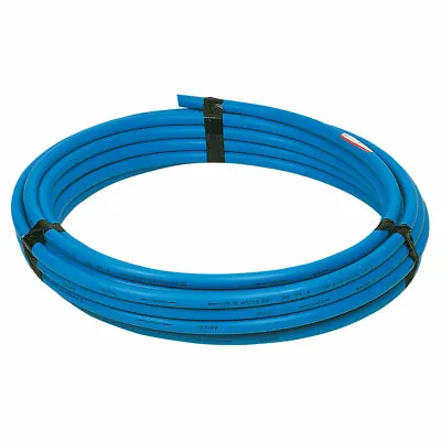 Blue MDPE Water Pipe 25mm X 5 Metre Length -Cold Water Mains Supply Service Pipe • £10.99