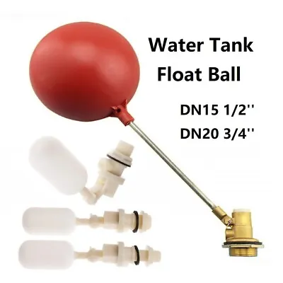 £10.56 • Buy DN20/25mm  DN15/20mm Water Tank Brass Float Valve Ball Plastic Ball Cock Fitting