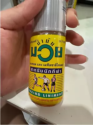 Muay Thai Boxing Liniment Namman Kickboxing Oil Sports 60ml. • $18