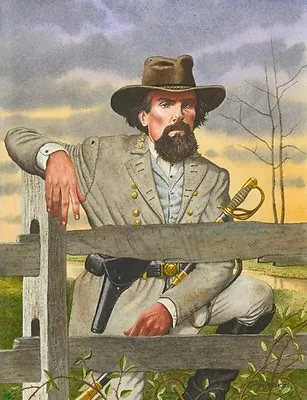 Nathan Bedford Forrest Civil War Art Print • $24.99