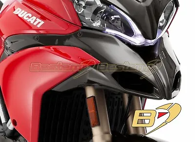 2010-2014 Ducati Multistrada 1200 Carbon Fiber Front Beak Ram Air Intake Nose  • $339.87