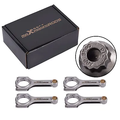 Forged H-Beam Connecting Rod For BMW M10 Engine 135mm Length 22mm Floating Pin • $363