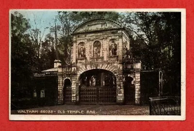 1900s Postcard WALTHAM CROSS Old Temple Bar UK (M Cooper 14) Gate Arch Building • £3.09