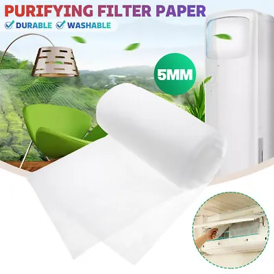 Air Conditioner Conditioning Filter Media Material Cotton 800x1200mm Replacement • $30.02