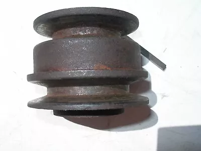 '79 Gilson Ward 5/26 Snowblower 3/4  Dual Cast Iron Belt Pulley # 31897 OEM NLA • $39.95