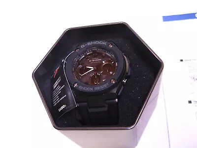 New Casio G-Shock GSTS100G-1B G-Steel Tough Solar Resin Band Black Free Shipping • $129.99