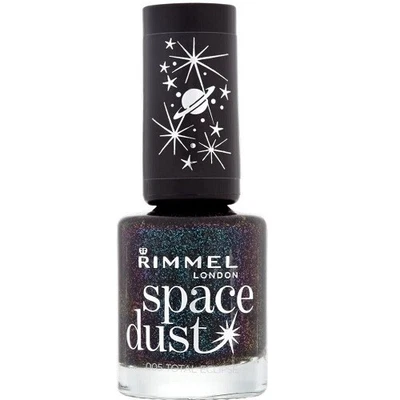 £17.99 • Buy Rimmel Space Dust Nail Polish 1x8ml #005 Total Eclipse Glitter Colour Nails Dark