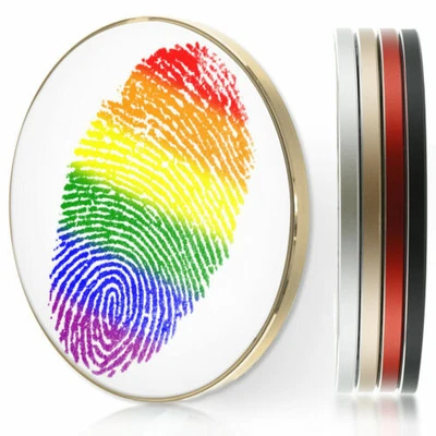 $40.81 • Buy Wireless Charger For Apple Iphone 11/XS/8/Samsung S10/S9 - Rainbow Paint Print