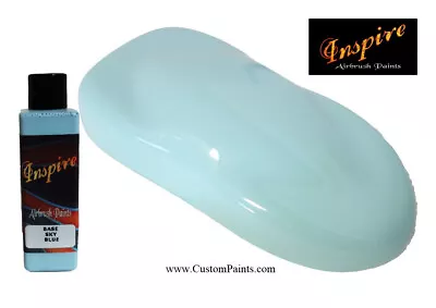 Inspire Airbrush Paint 100ml Base Sky Blue Solvent Based • £8.58