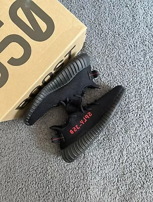 Adidas Yeezy Boost 350 V2 ‘Bred’ Black / Red UK 6 / US 6.5 • £290