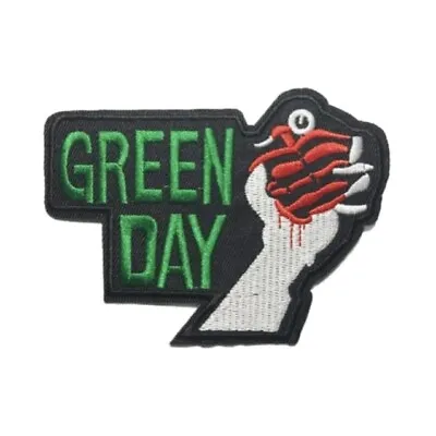 £3.40 • Buy Green Day Rock Band Embroidered Patch Iron On Sew On Transfer