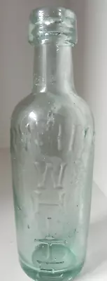 Victorian Aqua Soda Bottle With ''R.WHITE'' Approx 8.5''  Height • £7.50