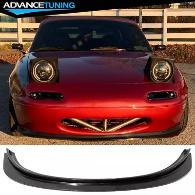 Fits 90-97 Mazda Miata NA MDA Style Front Bumper Lip Bottom Guard Protector PU • $59.88