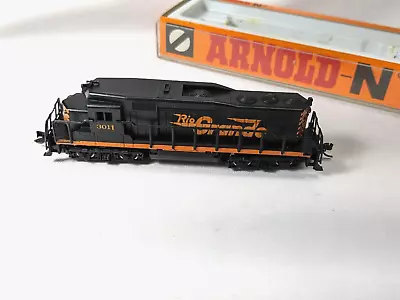 N Scale  Arnold  #5052  DENVER & RIO GRANDE WESTERN  GP 30 Locomotive D&RGW 3011 • $17.50