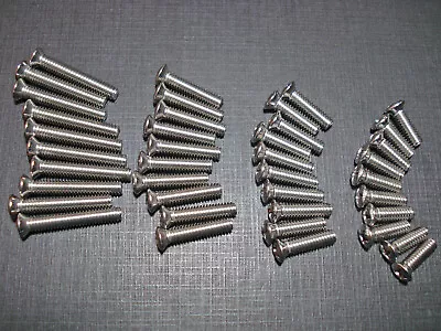 40 Pcs 8-32 With #6 Stainless Phillips Oval Head Interior Exterior Screws Ford • $20.99