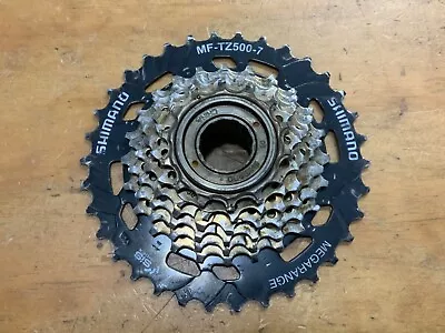 Shimano 7 Speed Freewheel Mf-tz500-7 14-34t • $7.64