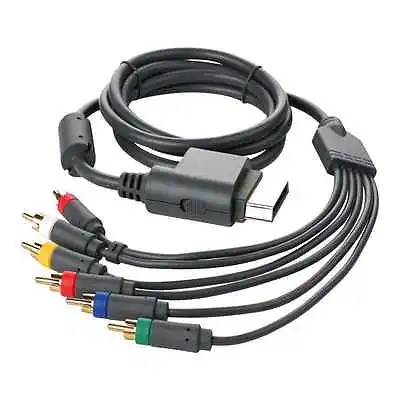 RCA To AV Audio Video Cable TV Lead For Xbox 360 + Scart Adapter • £11.99