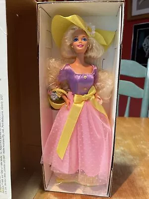 Barbie Avon Exclusive Spring Blossom Blonde Doll NEW & NFRB Mattel #15201 1995 • $10