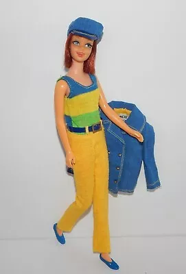 1966 Casey Red Head TNT Doll In Francie Denims On! #1290 NM/COMPLETE! • $299.95