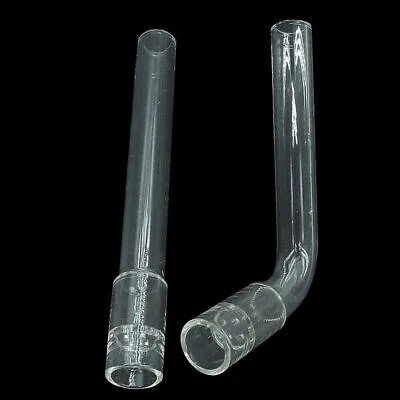 1X Straight / Curved Glass Stem Mouthpiece Replacement Tube For Arizer Solo Air • £7.04