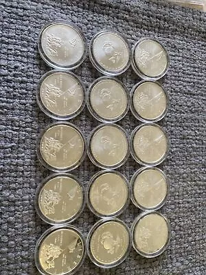 2005 P $1 Marine Corps Commemorative Silver Dollar - LOT OF 15 Coins • $700