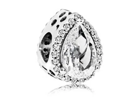 $21.99 • Buy Authentic Autumn Release Sterling Silver Radiant Teardrop Charm S925 ALE Silver