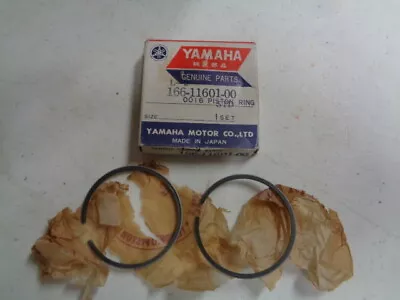 NOS Yamaha Brand Piston Rings 166-11601-00 STD L-2 1967-1968 YL-2 1969-1970 L5T • $10