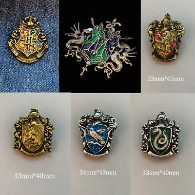 Harry Potter Hogwarts School Pin Badge Gryffindor Ravenclaw Hufflepuff Slytherin • $9.99