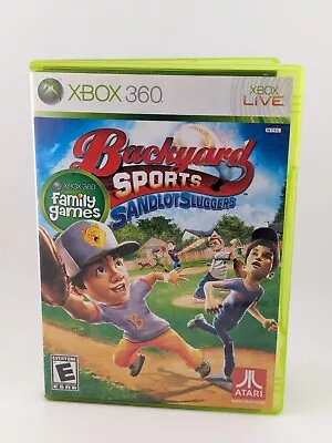 Backyard Sports: Sandlot Sluggers For Microsoft Xbox 360 CIB FREE SHIPPING • $12.99