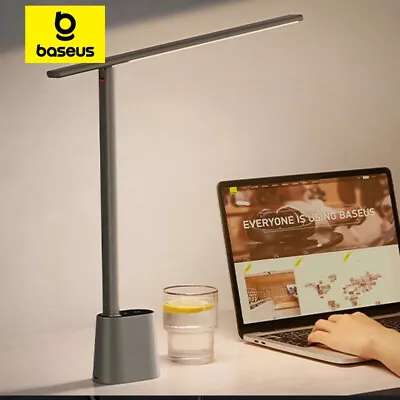 Baseus LED Table Desk Lamp Bright Bedside Office Study Rechargeable Night Light • $47.69