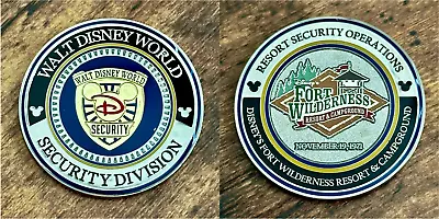 Walt Disney World Security Division Fort Wilderness Resort FL Challenge Coin • $15
