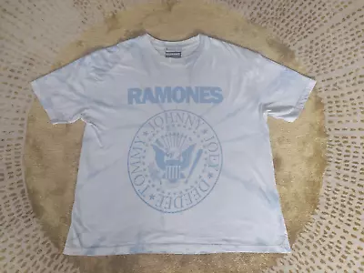 Vintage Style Tie Dye Print Stradivarius Ramones T-shirt Top Size Small • £9.99