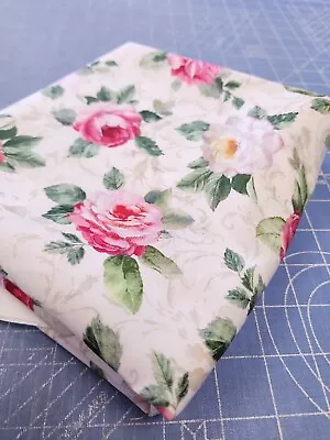 1 Yd Romance Roses Rosebuds Timeless Treasures  Floral  • $8.99