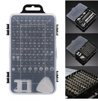 Mini Precision Screwdriver Set 117 Piece Magnetic Screwdriver Bit Set Torx • $25.99