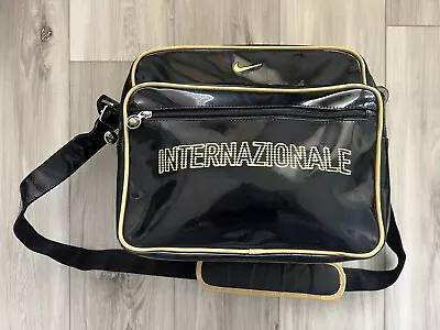 Vintage Nike Football Club Internazionale Milano Bag Soccer Inter Milan Futbol • $110