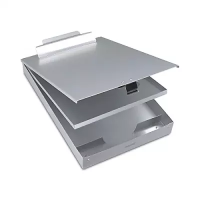 Metal Clipboard With Storage Box Letter Size Aluminum Clipboards Metal Binder • $37.80